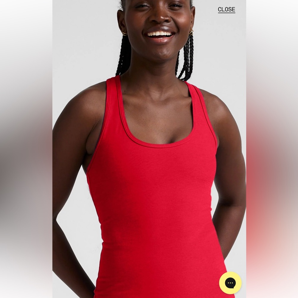 Beyond Yoga Spacedye Step Up Racerback Tank in Red Flower Scarlett NWT RT $70 - Picture 2 of 8